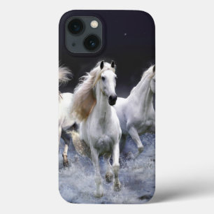 Paarden die lopen met kussens iPhone 13 hoesje
