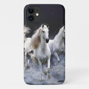 Paarden die lopen met kussens iPhone 11 hoesje