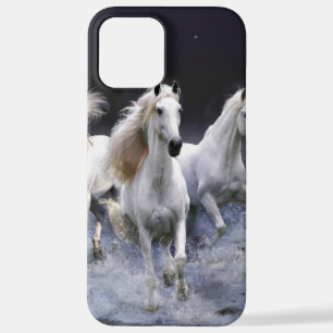 Paarden die lopen met kussens iPhone 12 pro max hoesje