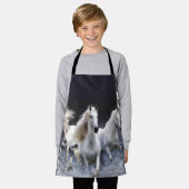 Paarden die lopen met kussens schort (Gedragen)