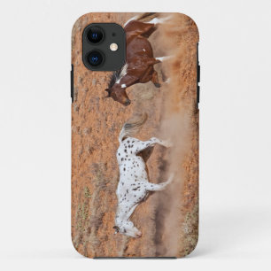 Paarden die rondlopen in Big Horn MT van Shell Wyo iPhone 11 Hoesje