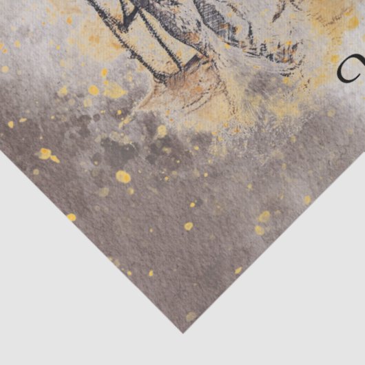 Paarden die "werkklasse" oplichten tissuepapier (Detail)