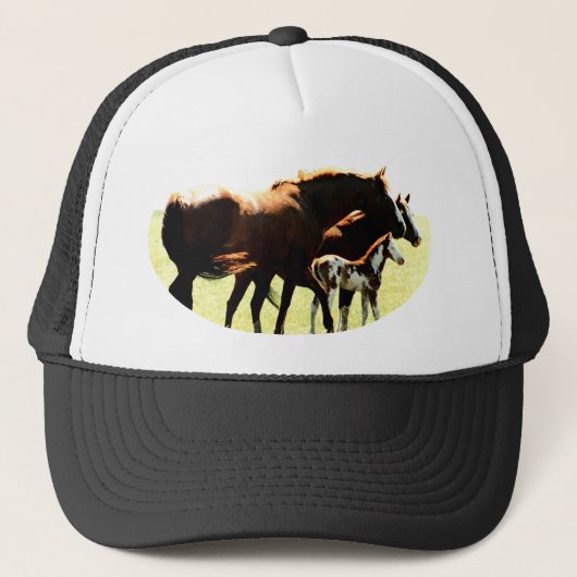 Paarden en Afbeelding van runderen Trucker Pet (Voorkant)