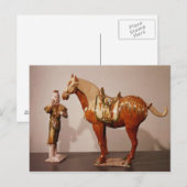 Paarden en bruinvissen, Tang Dynasty Briefkaart (Voorkant / Achterkant)