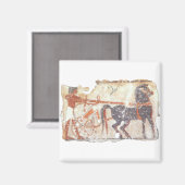 Paarden en Chariot Magneet (Voorkant / Achterkant)