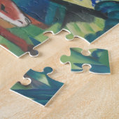 Paarden en Eagle van Franz Marc, Cubistische kuns Legpuzzel (Zijkant)