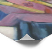 Paarden en Eagle van Franz Marc, Cubistische kuns Poster (Hoek)