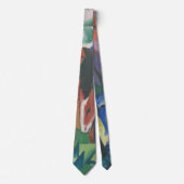 Paarden en Eagle van Franz Marc,  Cubistische kuns Stropdas (Voorkant)