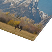 Paarden en Grand Tetons, machinehoofd Ranch Snijplank (Hoek)