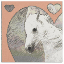 Paarden en hart stof