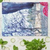 Paarden en hart theedoek (Gevouwen)