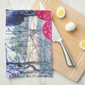 Paarden en hart theedoek (Quarter Fold)