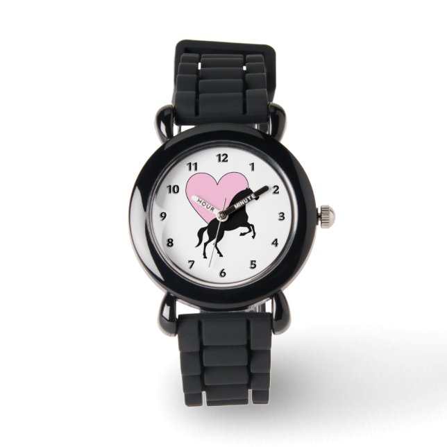 Paarden en liefde horloge (Voorkant)