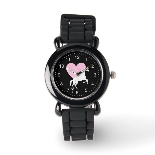 Paarden en liefde horloge (Voorkant)
