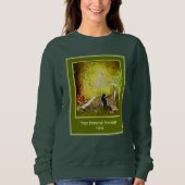 Paarden en meisjes Voeg je eigen tekst toe Trui (Voorkant)