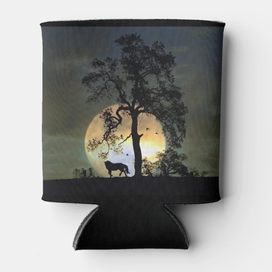 Paarden en Moon Cozy Cup Koelbox Blikjeskoeler (Voorkant)