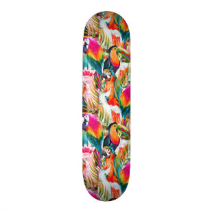 Paarden en palmbladeren skateboard