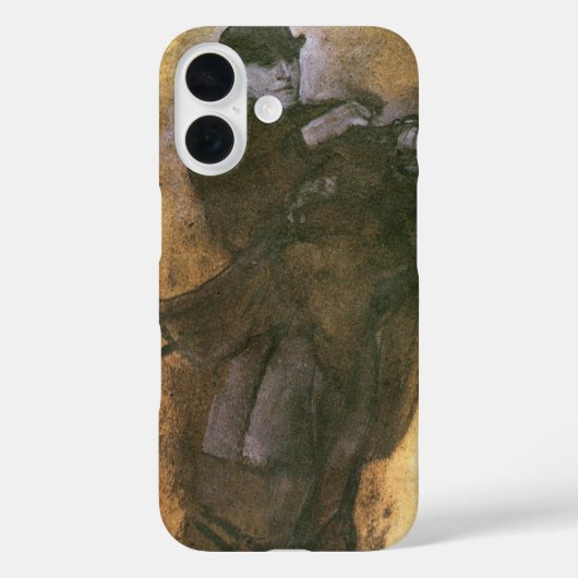 Paarden en Rider van Edgar Degas,  studie Kunst Case-Mate iPhone Case (Achterkant)