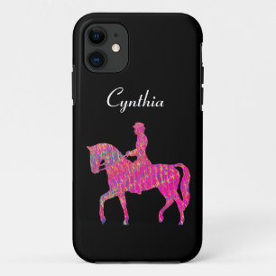 Paarden en ringverf iPhone 11 hoesje