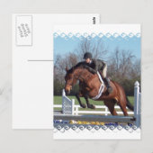 Paarden en Show die Briefkaart dumpen (Voorkant / Achterkant)