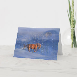 Paarden en sneeuwvakantie Magische Kaart