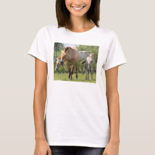 Paarden en veulen van Przewalski T-shirt