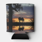 Paarden en water blikjeskoeler (Achterkant)