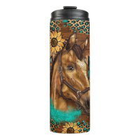 Paarden en zonnebloemen
