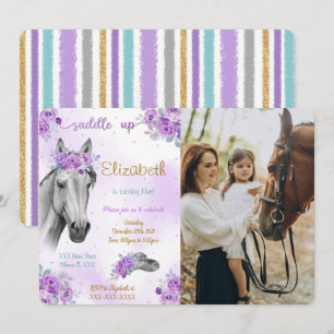 Paarden Foto Uitnodiging