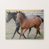 Paarden Galloping Legpuzzel (Horizontaal)