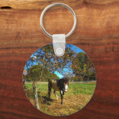 Paarden, geschilderd, sleutelhanger (Voorkant)