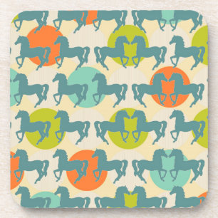 Paarden Hard Plastic Onderzetter