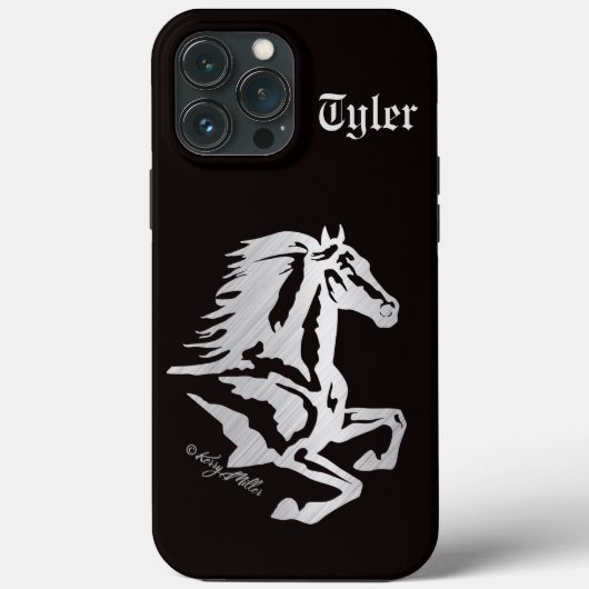 Paarden Hoesje-Mate iPhone Case (Achterkant)