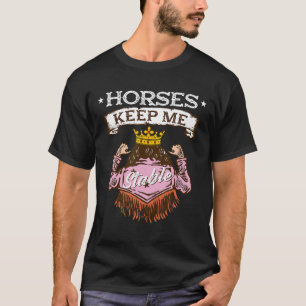 Paarden houden me stabiel in de paardensport Pony T-shirt