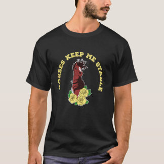 Paarden Houden Me Stabiel Paardrijden Paardenspor T-shirt