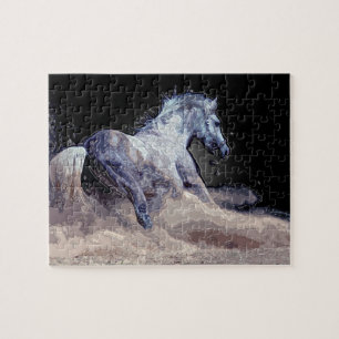 Paarden in actie - Dieren Kunst Legpuzzel