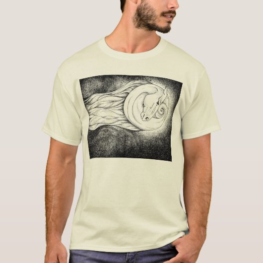 Paarden in de maan t-shirt (Voorkant)