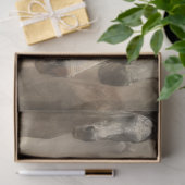 Paarden in de ontkoppeling van Sepia Tissuepapier (Geschenk)