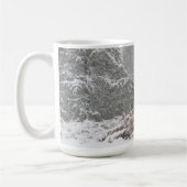 paarden in de sneeuw - mok (Links)