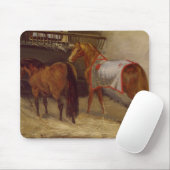 Paarden in de Stables Muismat (Met muis)