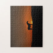 Paarden in de zon legpuzzel (Verticaal)