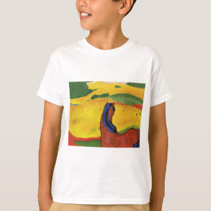 Paarden in een landschap van Franz Marc T-shirt
