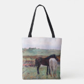 Paarden in een weide, Edgar Degas Draagtas (Achterkant)