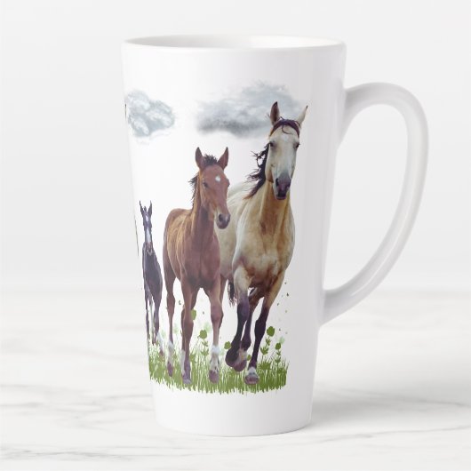 Paarden in een weide Mok (Rechts)