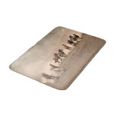 Paarden in Herfst II Badmat (Gekanteld)