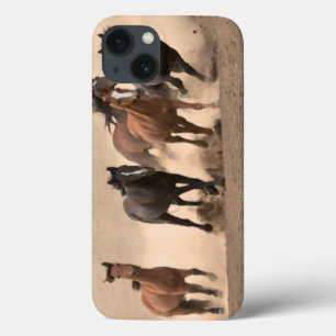 Paarden in Herfst II iPhone 13 Hoesje