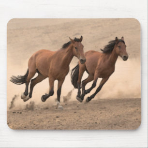 Paarden in Herfst II Muismat