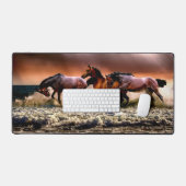 PAARDEN in het SURF Bureaumat (Keyboard & Muis)