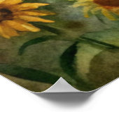 Paarden in het veld poster (Hoek)