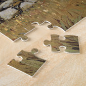 Paarden in het veld Rustiek Boerderij Legpuzzel (Zijkant)